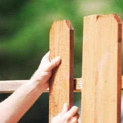 Деревянные заборы как мы строим